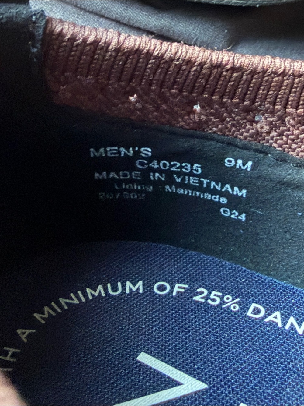 Cole Haan Men's Knit Wingtip Derby Shoes in Brown - Picture 2 of 3